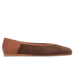 Sale Aeropi ballet flat brown cotto Women Closed-Toe |Ballet Flats