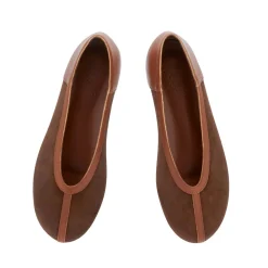 Sale Aeropi ballet flat brown cotto Women Closed-Toe |Ballet Flats