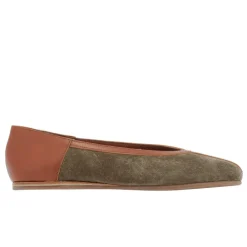 Hot Aeropi ballet flat khaki t-moro Women Closed-Toe |Ballet Flats