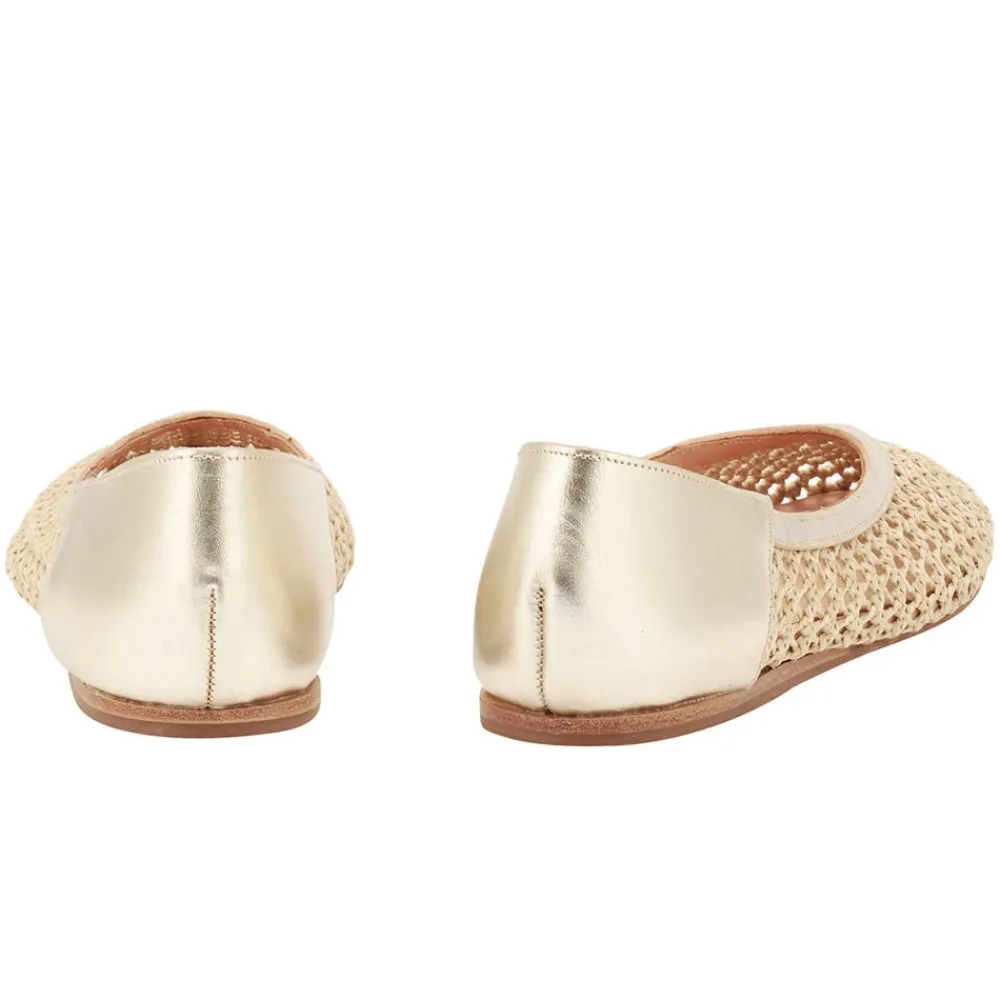 Hot Aeropi ballet flat nat platinum Women Closed-Toe |Ballet Flats