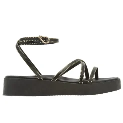 Online Astriti stitch black platinum Women Gladiators |Ankle Strap