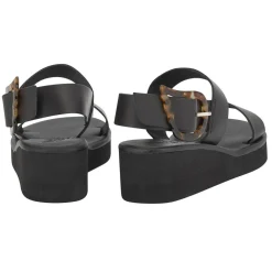 Clio rainbow black tortoiseshell Women Comfort Soles |Back-Straps