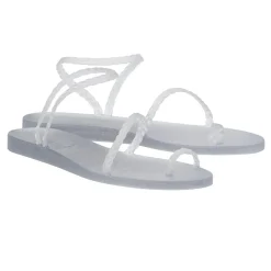 Clearance Eleftheria clear silver glitter Women Toe Ring |Slingbacks