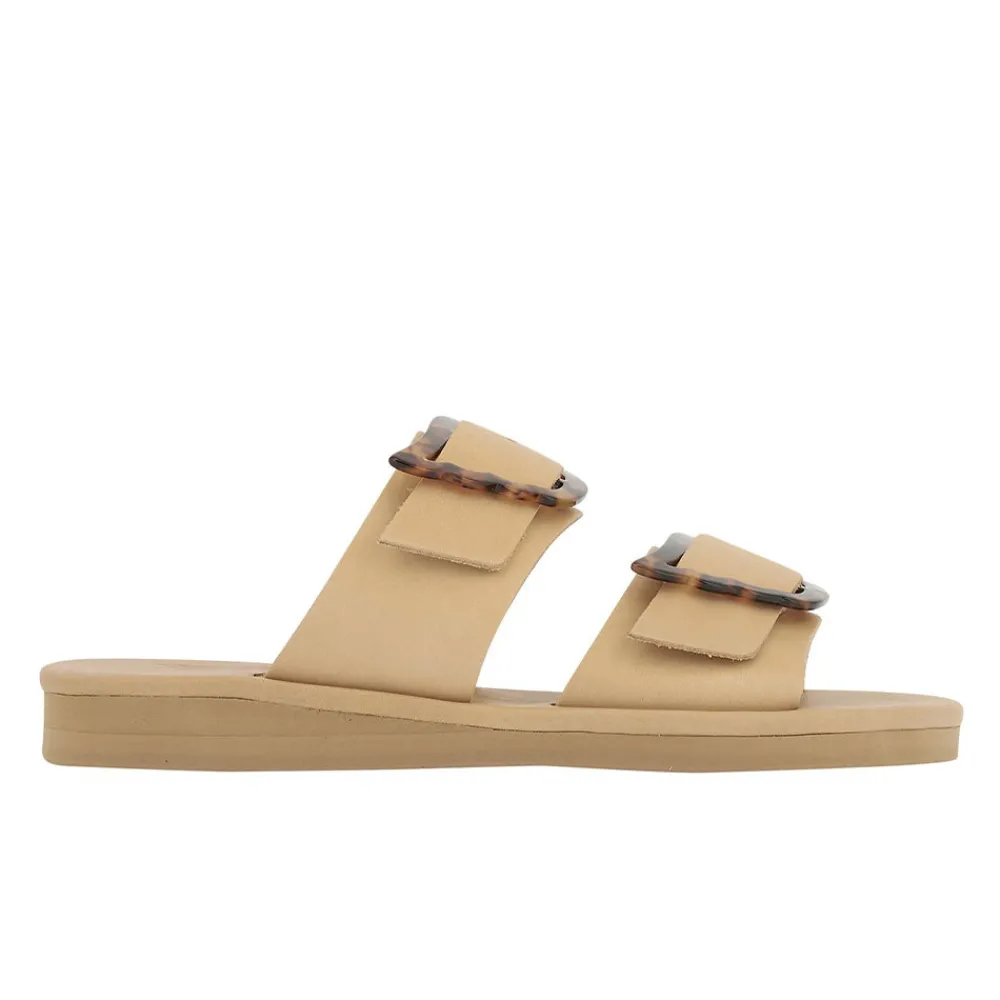 Hot Iaso natural tortoiseshell Women Slides |Comfort Soles