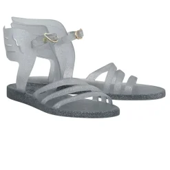 Clearance Ikaria clear silver glitter Women Ankle Strap