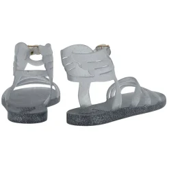 Clearance Ikaria clear silver glitter Women Ankle Strap