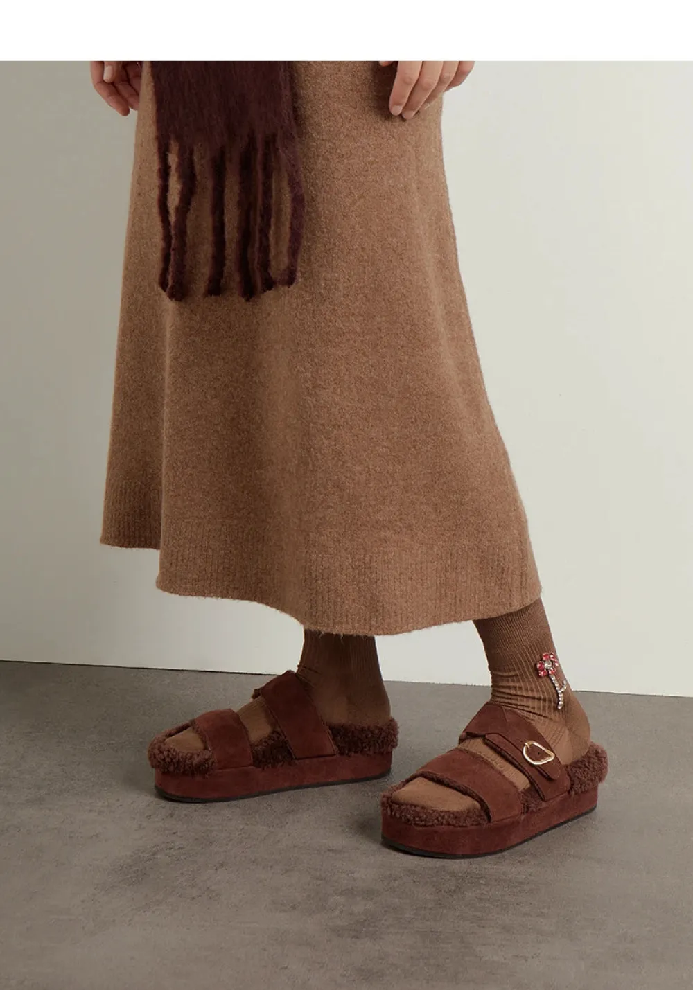 Clearance Latria 2flatform Women Slides |Comfort Soles