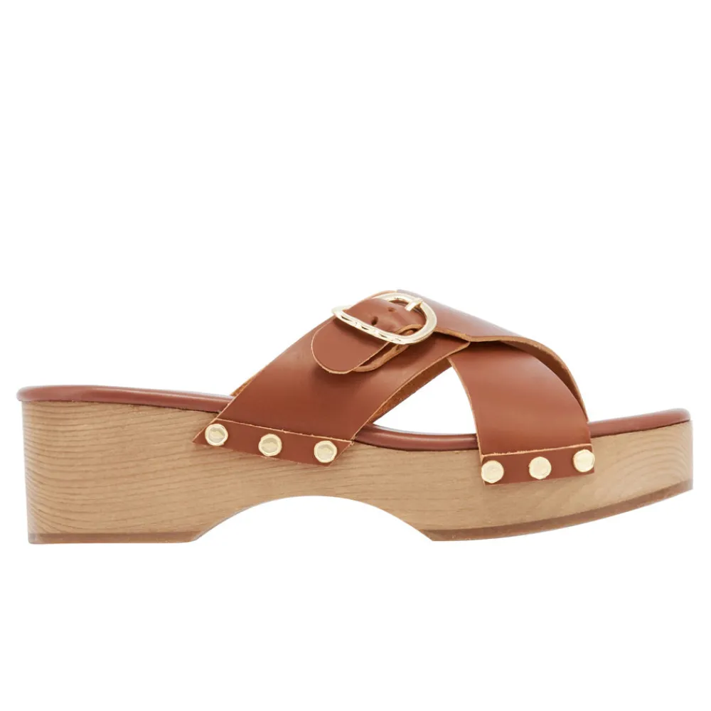 Clearance Marilisa sabot Women Slides |Heeled