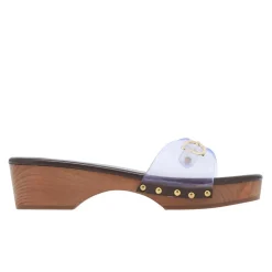 New Omonia clog jelly Women Slides |Heeled