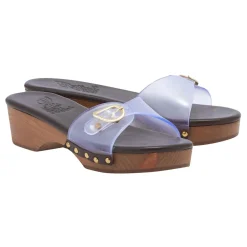 New Omonia clog jelly Women Slides |Heeled