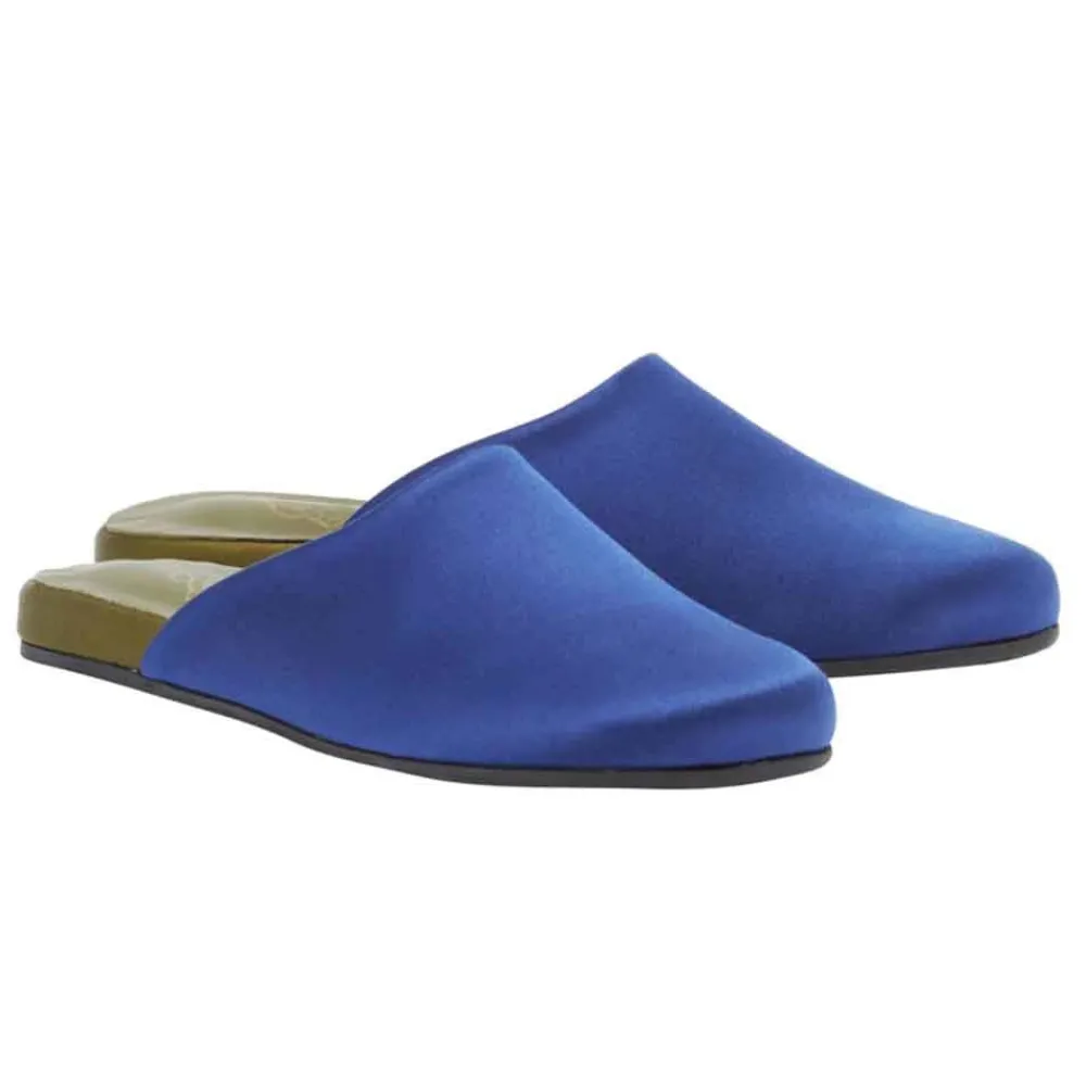 Clearance The slipper navy khaki Women Slippers |Closed-Toe