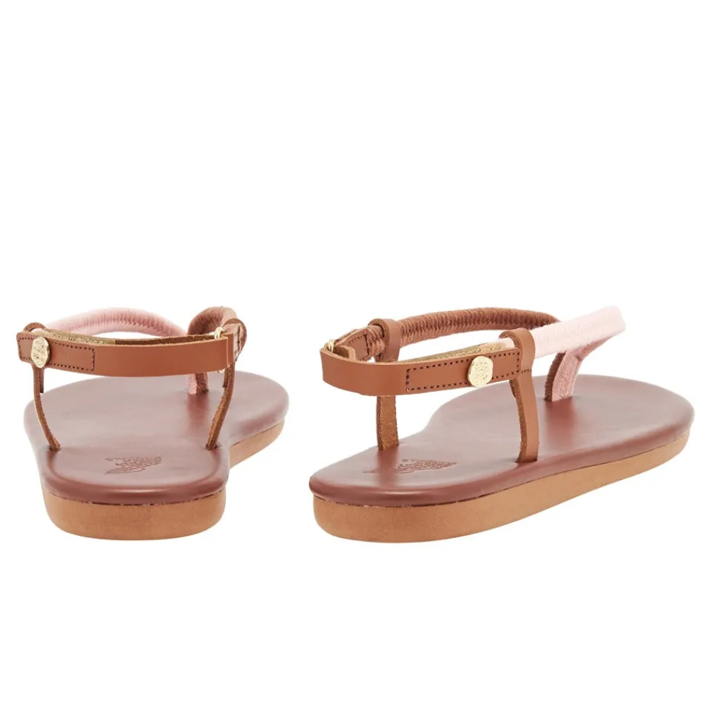 Outlet Zoi pink tan Women Thong-Strap |Slingback